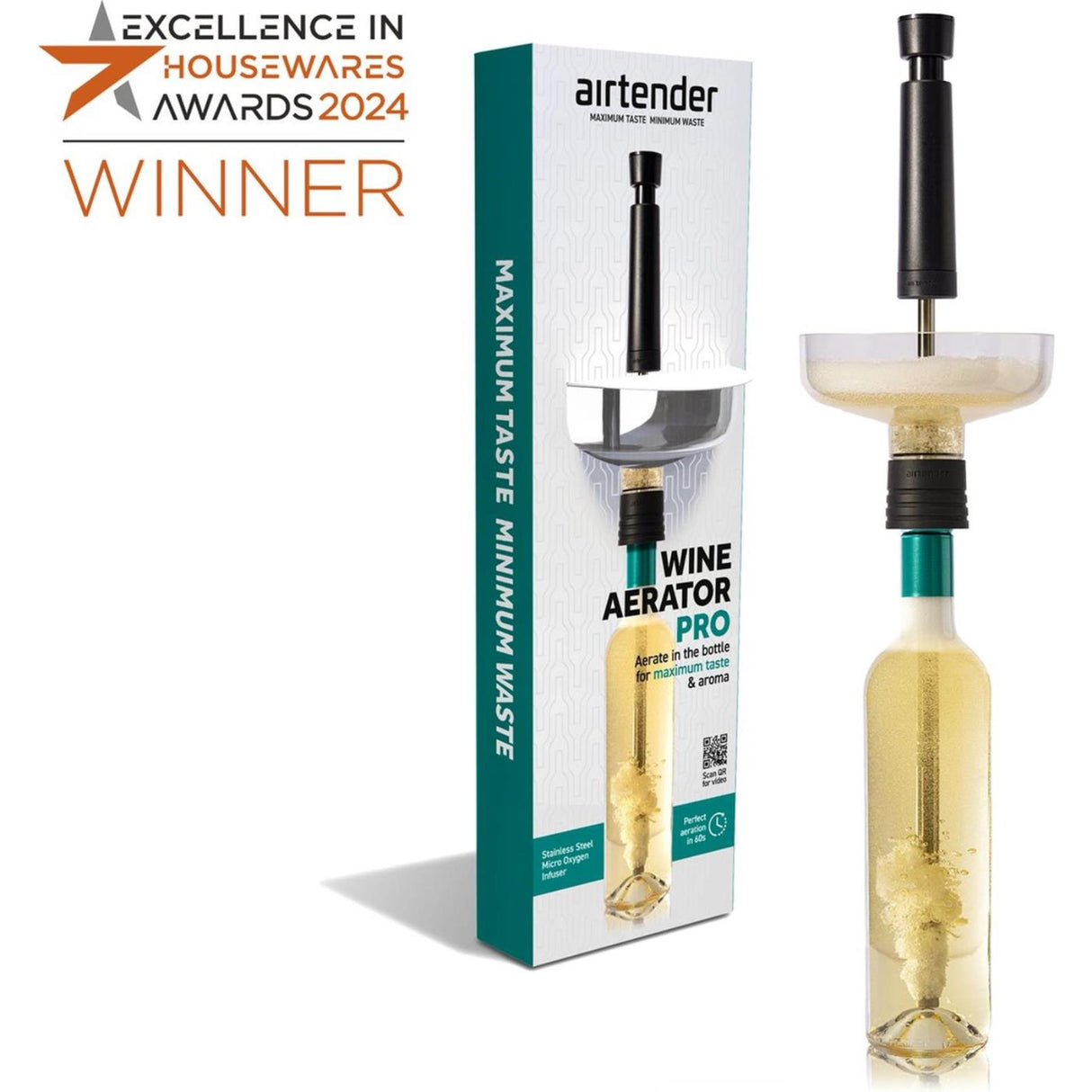 Aerator za vino Airtender pro aerator