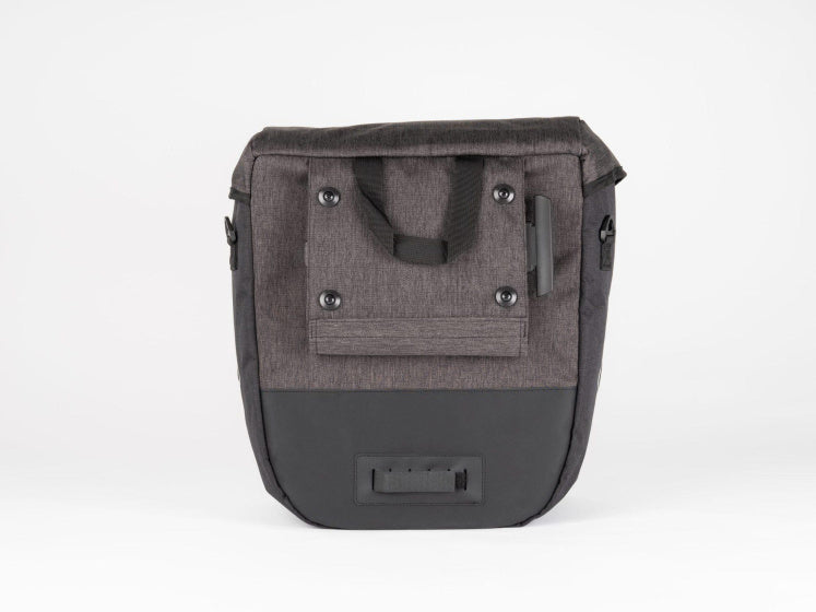 Atran Velo Zap Single Bicycle Bag med AVS -adapter 25L Gray