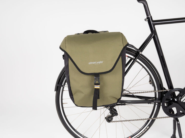 Saco de bicicleta Atran Velo zap Zap com adaptador AVS 25L Groen
