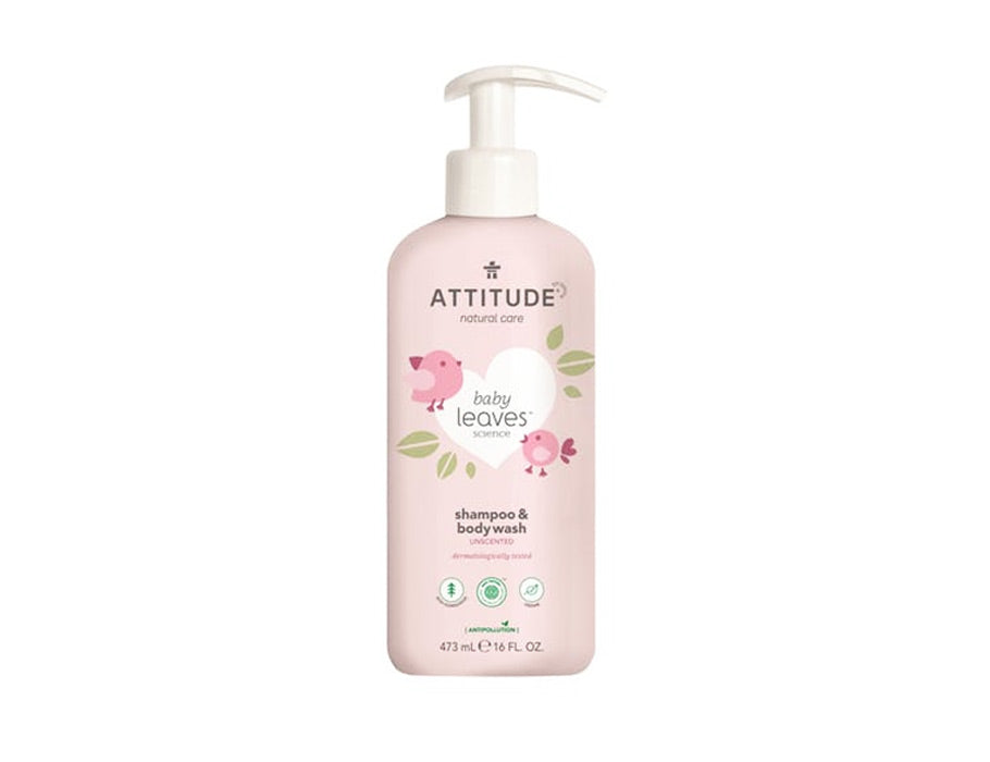 Attitude bébé laisse 2 dans 1 shampooing body wash - odeur-odor