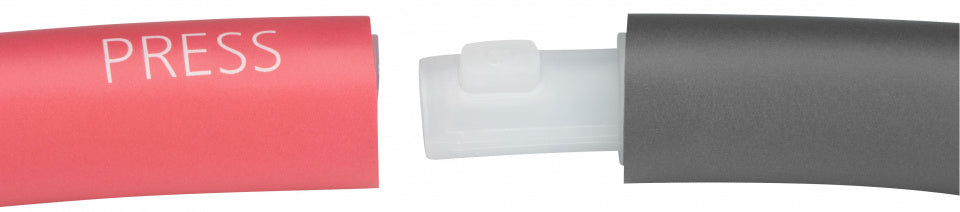 Avento hula obroč 100 cm pena črno rdeča