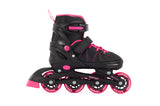 Aventuri Adjustable Inline Skates Semi-Softboat Black Pink Size 38-41 (L)