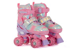 Aventuri adjustable roller skates with slightly pink glitter size 27-30 (XS)