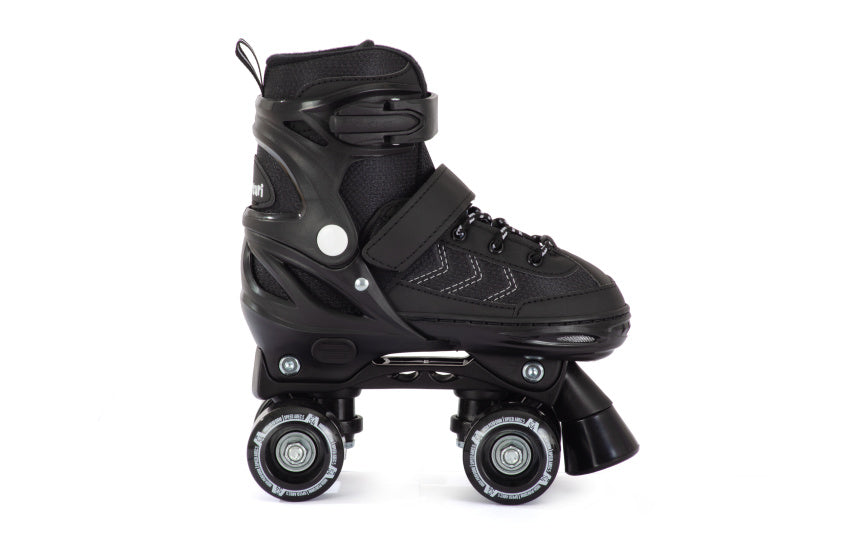 Aventuri patins à roulettes réglables botte semi-souple noir taille 35-38 (m)