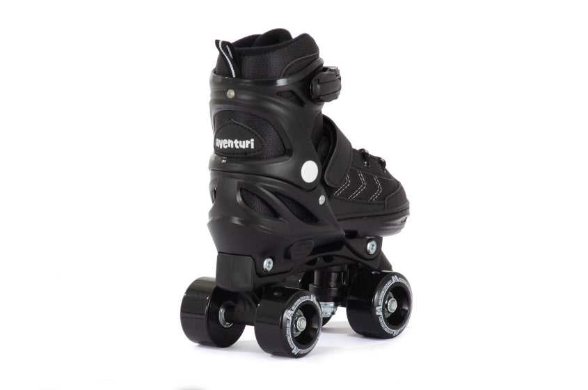 Aventuri Adjustable roller skates Semi-SoftBoot Black Size 35-38 (M)