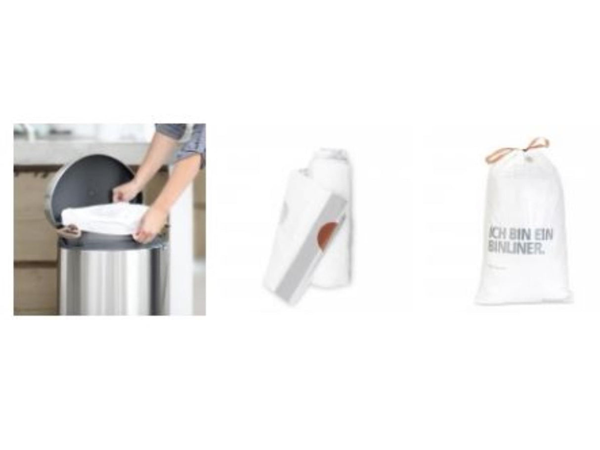 Sacos de lixo Brabantia ajuste perfeito l 40-45 l 10 peças