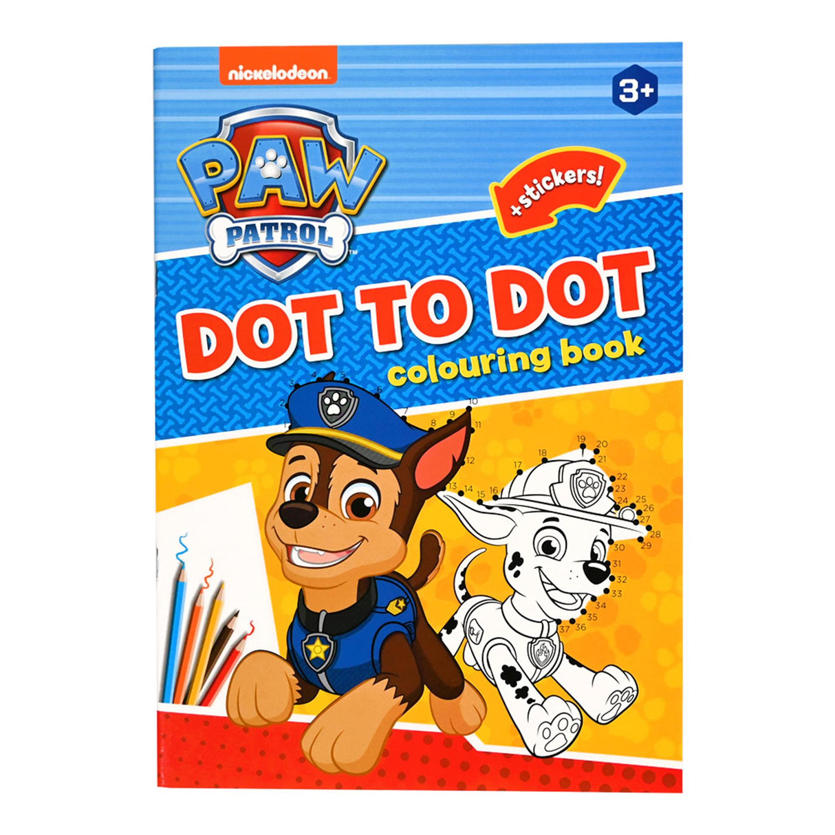 Vence a Holanda Connecte os pontos Colorbook Paw Patrol