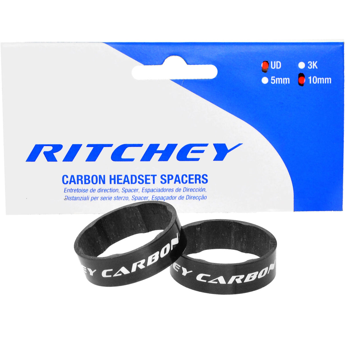 Ritchey WCS Spacer Set UD Carbon 10mm 1-1 8 '' 2 парчета