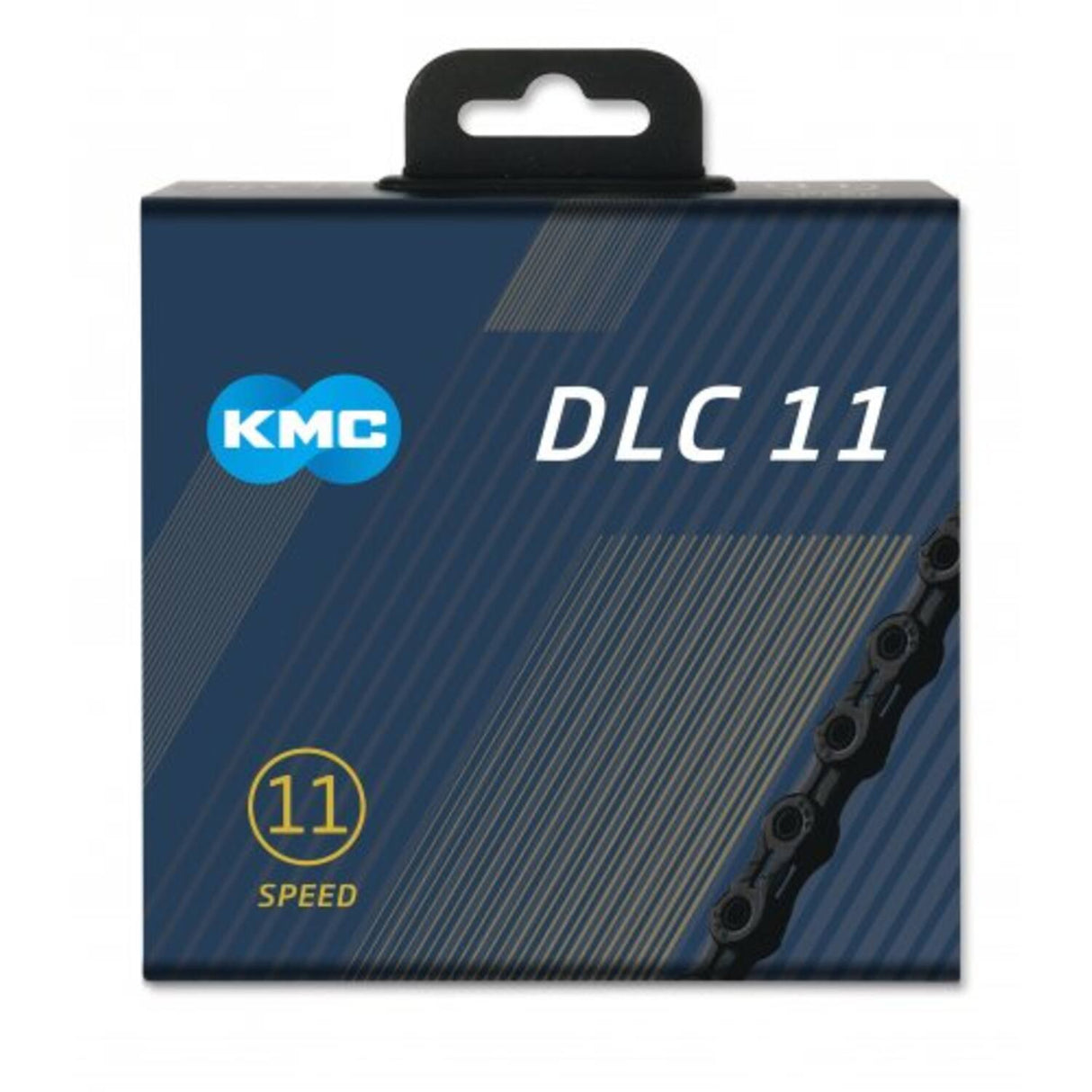 KMC: n polkupyöräketju DLC 11 118 Schakels - Zwart, timantin kestävyys, 243 g
