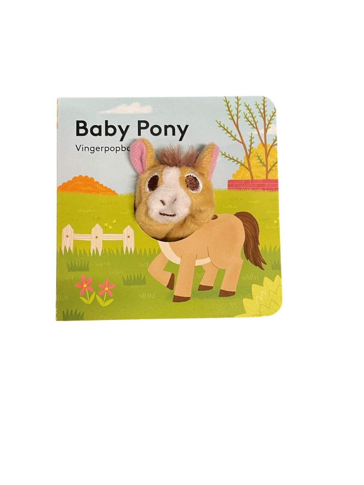 Imagebooks vingerpopboekje boerderij baby pony
