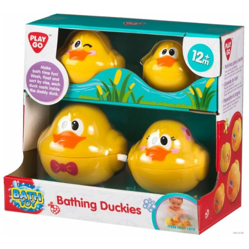 Playgo 4 bath ducks that also fit together
