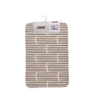 Microfiber bath mat brick 60x40cm