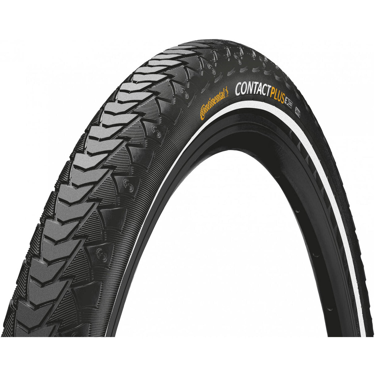 Continental Contact Plus - City Bike Band 28x1.60 - Wire Band - Musta