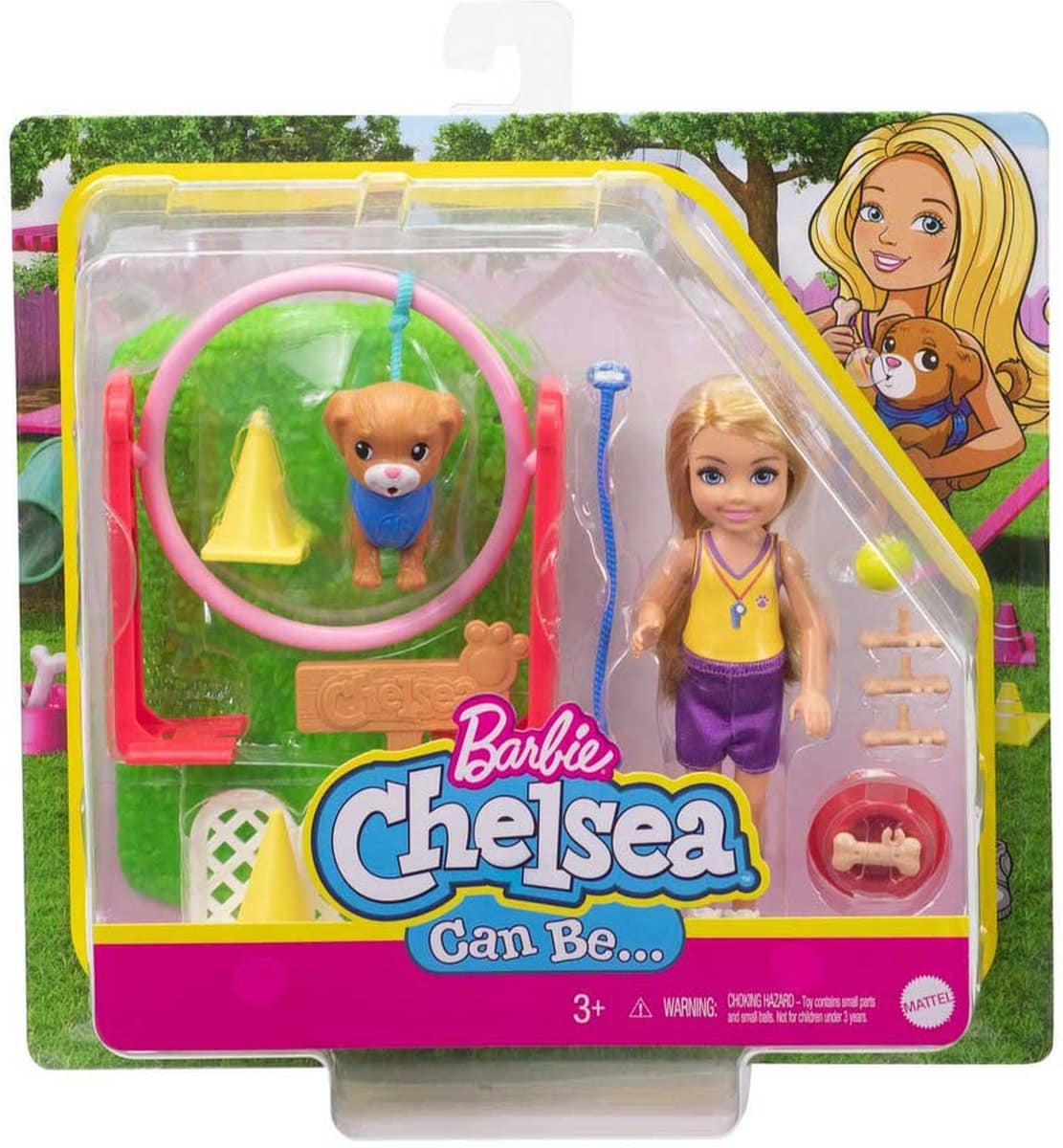 Otto Simon Barbie Chelsea Teen Doll może być, trener psów Chelsea Play Set