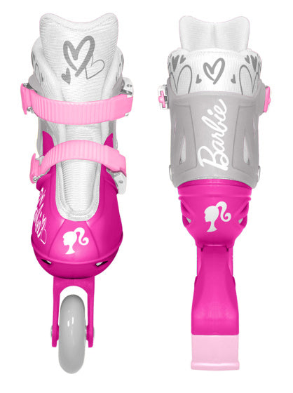 Inline skridskor hardboot justerbar rosa storlek 30-33