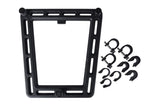 Mik side - rammeadapter - sort