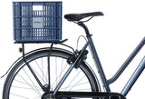 Basilikum cykelkasse l stor 40 liter blå
