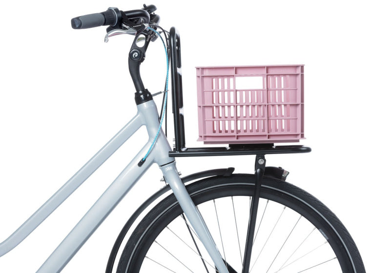 Basil Fietskrat S - Små - 17,5 liter - rosa