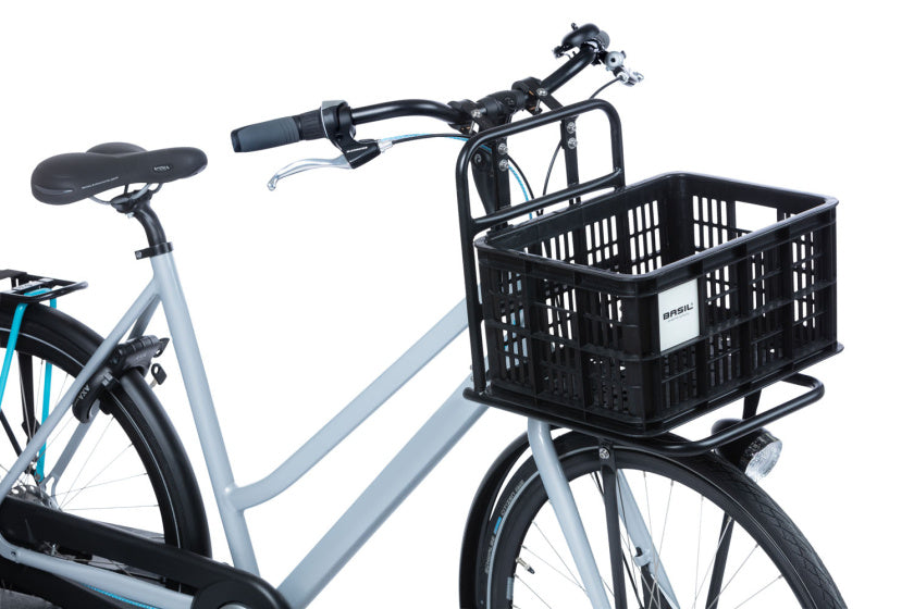 Basil Fietskrat S - Small - 17,5 litri - Nero