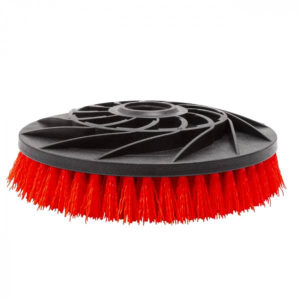 Hartes Pinsel für Zwillingsbürsten (rot).