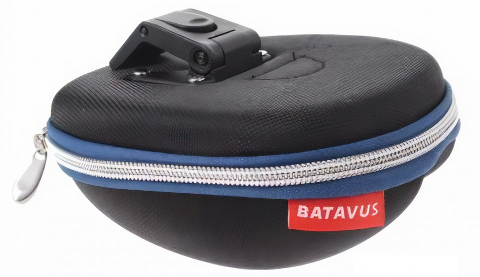 Borsa da sella Batavus con contenuto Klick 1.3 litri neri blu