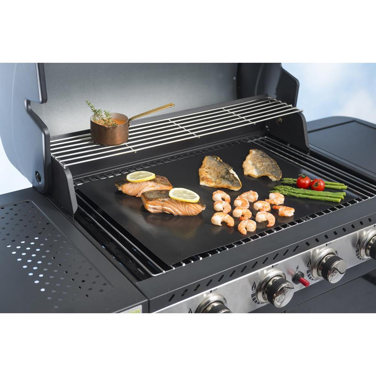 Nostik barbecue grill foil 40x50cm non-stick black