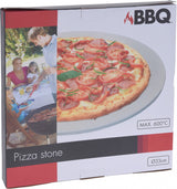 BBQ pizza stone for barbecue up to 600 ° C Ø 33 cm cream
