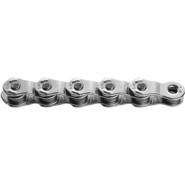 Łańcuch KMC single speed HL1 szeroki srebrny 100 ogniw - srebrny