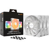 Soyez silencieux! LX LX 140 mm PWM Pack triple à grande vitesse WH