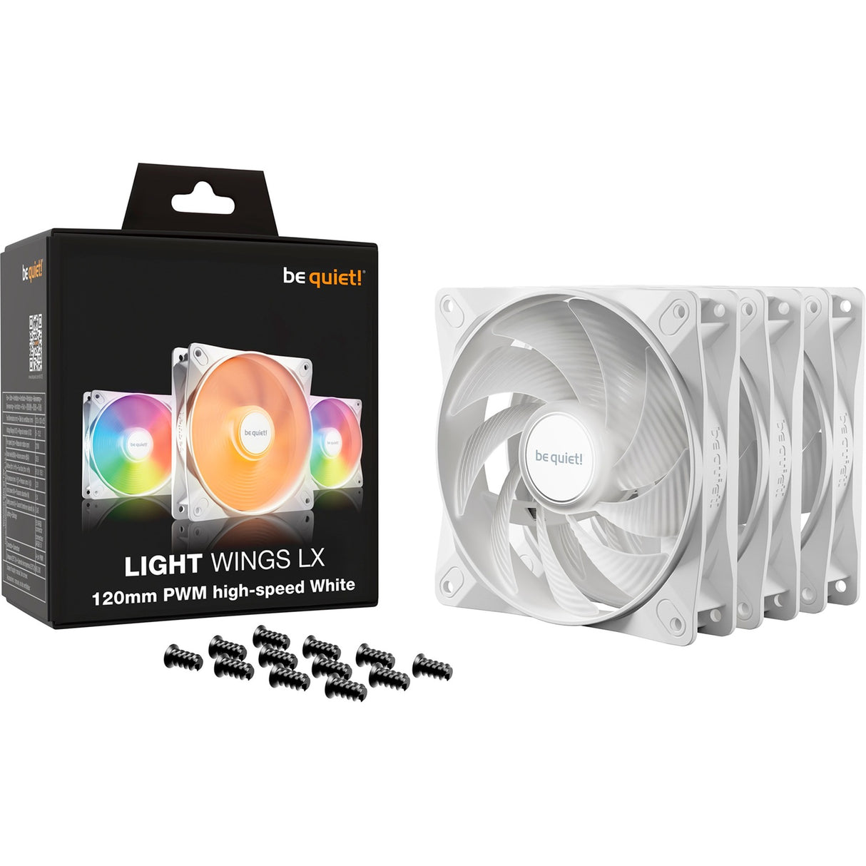 Bodi tiho! Light LX PWM High-hitrost 120 mm trojni paket W