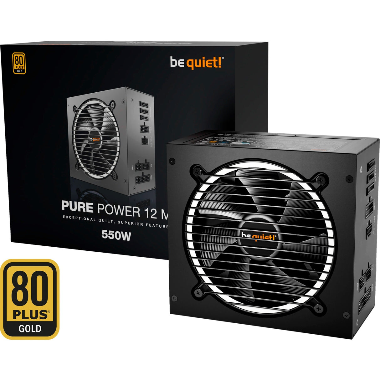 Soyez silencieux! Pure 12m 550W