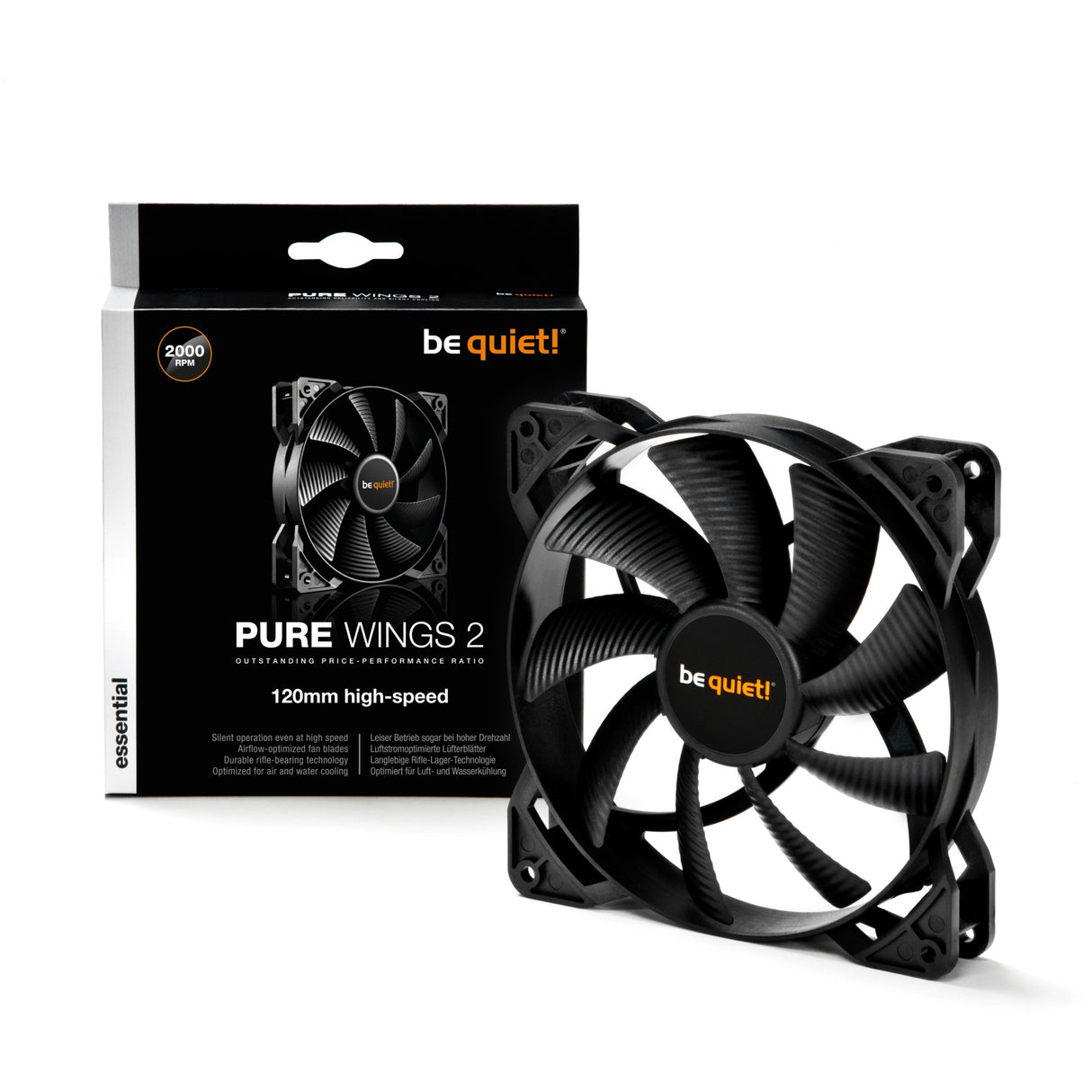 Soyez silencieux! Pure 2 120 mm à grande vitesse