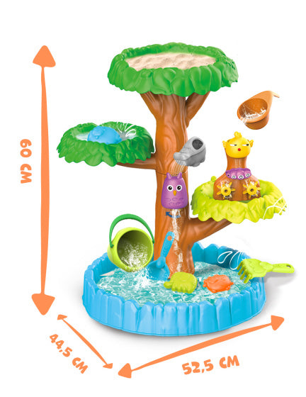 Toys de praia Areia e lençol freático com acessórios de 16 peças
