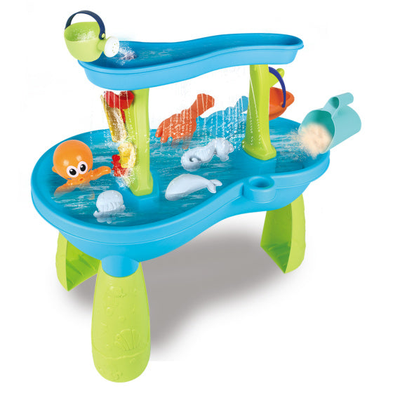 Toys sulla spiaggia sabbia e falda acquifera con accessori a 19 pezzi