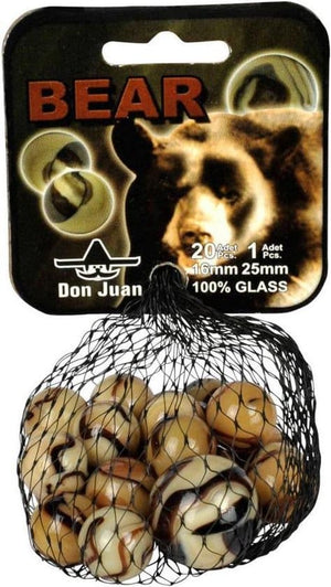 Adic bear marbles 20 marbles + 1 large marble