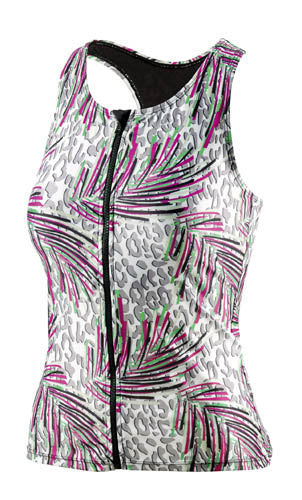 Beco Tanktop Besuit Ladies C-Cup Polyamid Elastan Pink Green MT 48
