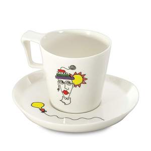 Berghoff eclipse breakfast cup with saucer codriez 2 pieces