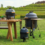 Berghoff ron keramische bbq large steengrijs 58cm 8-delig