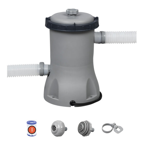 Pompe de filtre de cartride Bestway 2,0 m³ U 12V Gray
