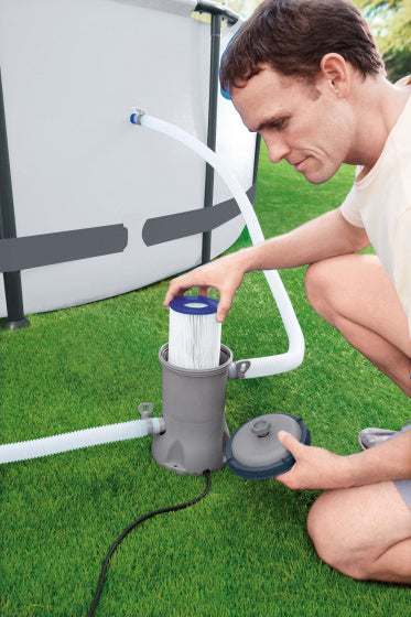 Pompe de filtre de cartride Bestway 2,0 m³ U 12V Gray