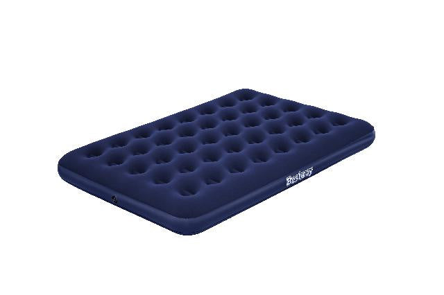 Bestway flockade 22 full luftbädd 191 x 137 cm blå