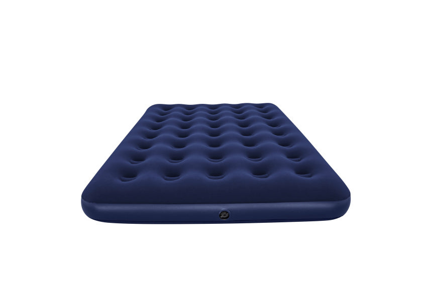 Bestway flockade 22 full luftbädd 191 x 137 cm blå