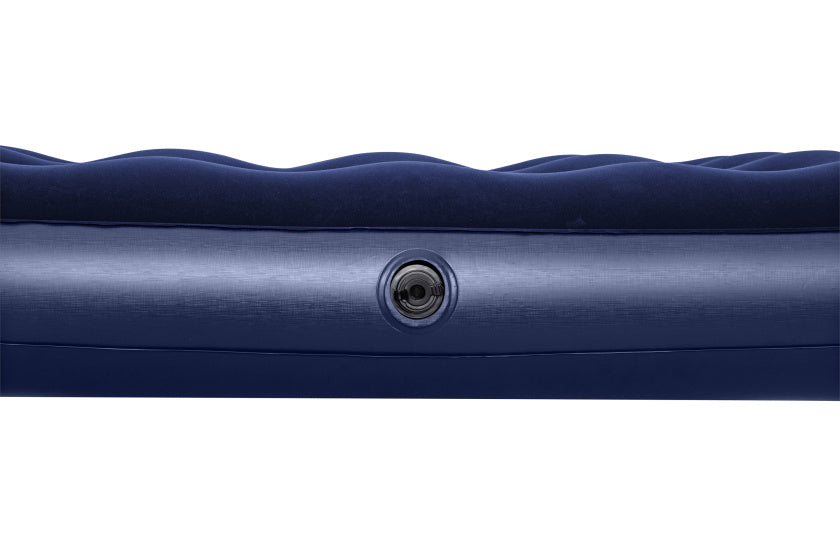 Bestway flockade 22 full luftbädd 191 x 137 cm blå