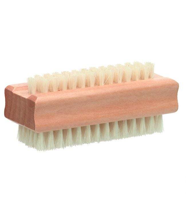 Bath fun nail brush wood
