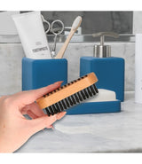 Bath fun nail brush wood pig hair