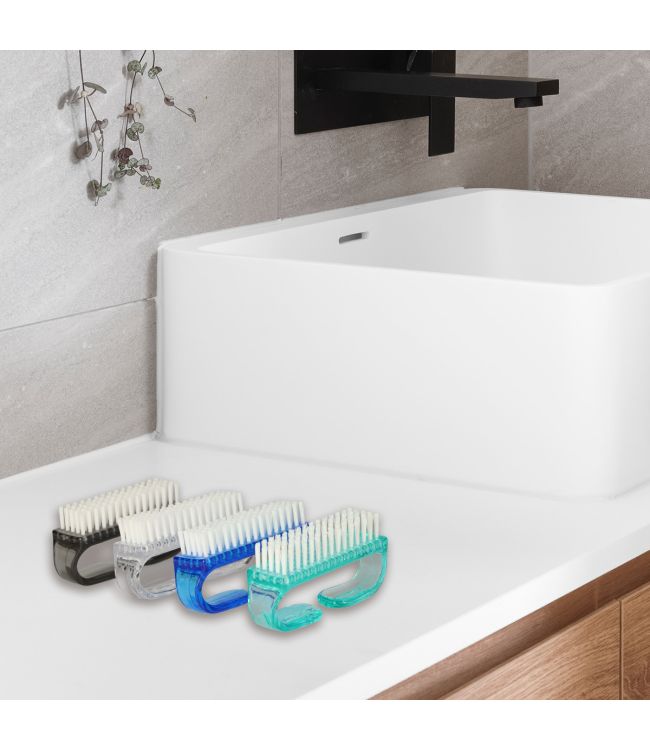 Bath Fun Nail Brush Handle Assorti