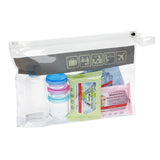 Artículos de viaje con bolsa con cremallera divertida para el baño