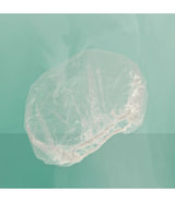 Bath fun shower caps disposable 5 pieces transparent