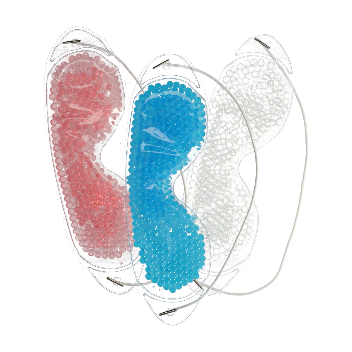 Bath sjov øjenafspændingsmaske med geléperler assorteret