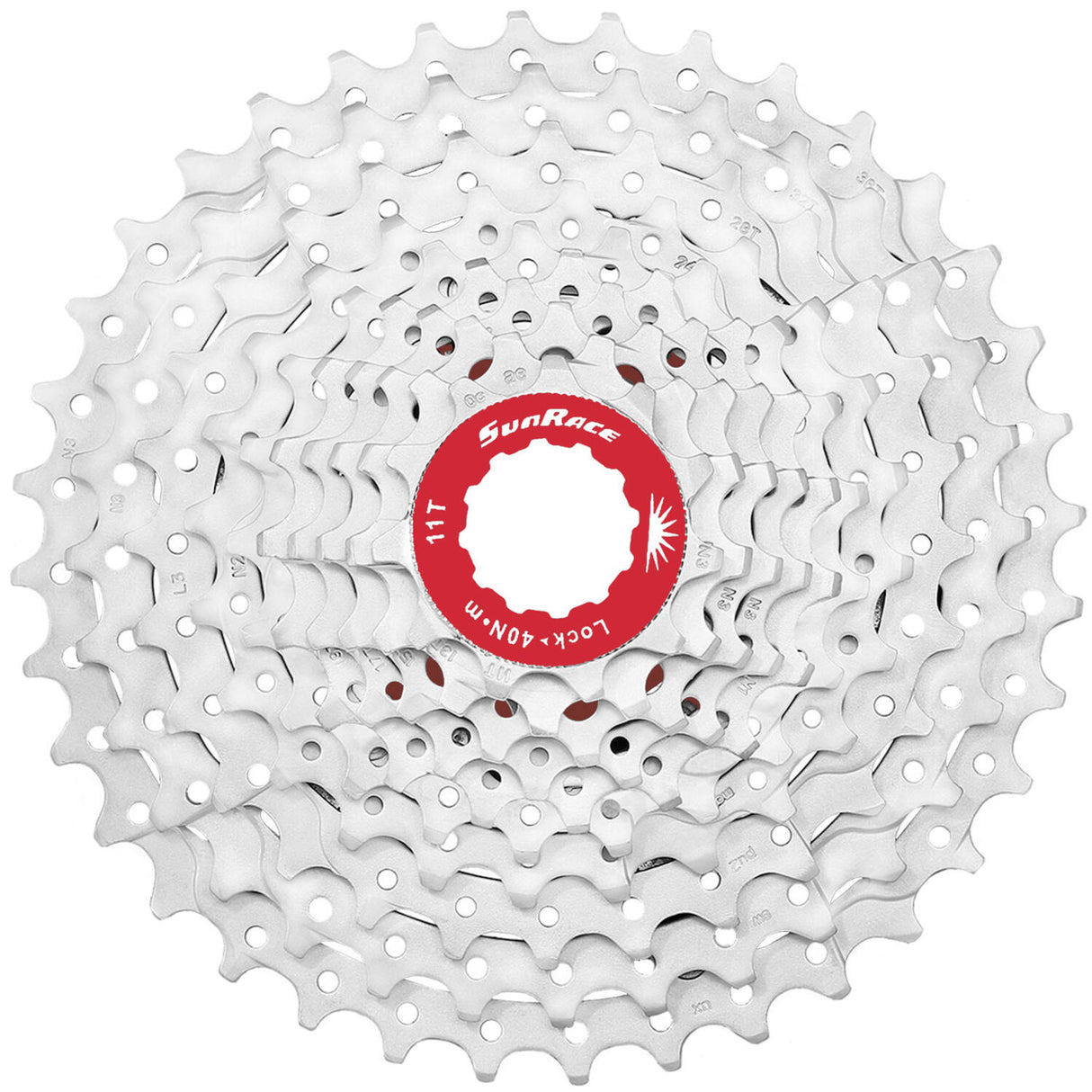 Sunrace 10 sebesség kazetta 11-36t. Ezüst CSMX0
